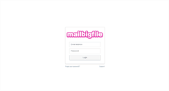 Desktop Screenshot of max.mailbigfile.com