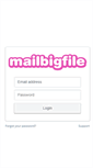 Mobile Screenshot of max.mailbigfile.com